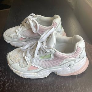 Adidas Size 6.5- Women’s Falcon Athletic Shoe - used condition - needs cleaning